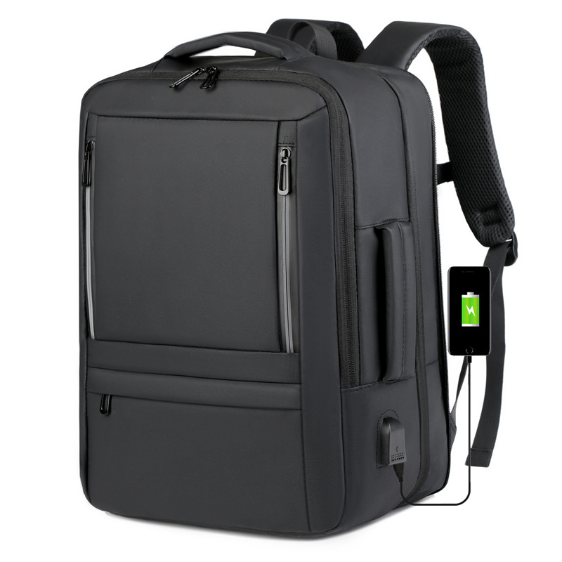 Business Backpack, Large Capacity, Expandable for Men, 15.6inch Computer Bags, Outdoor Leisure, Multi-Functional Cross-Border Backpack