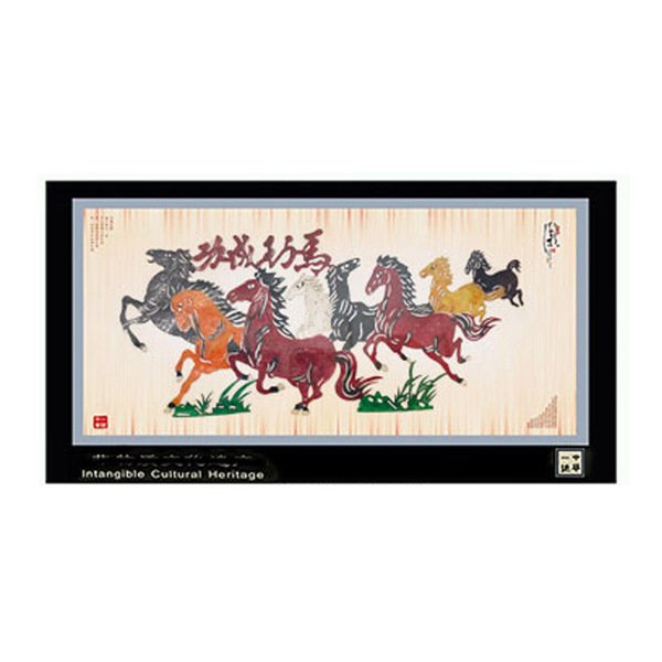 Long strip shadow frame decorative painting decoration Chinese style…