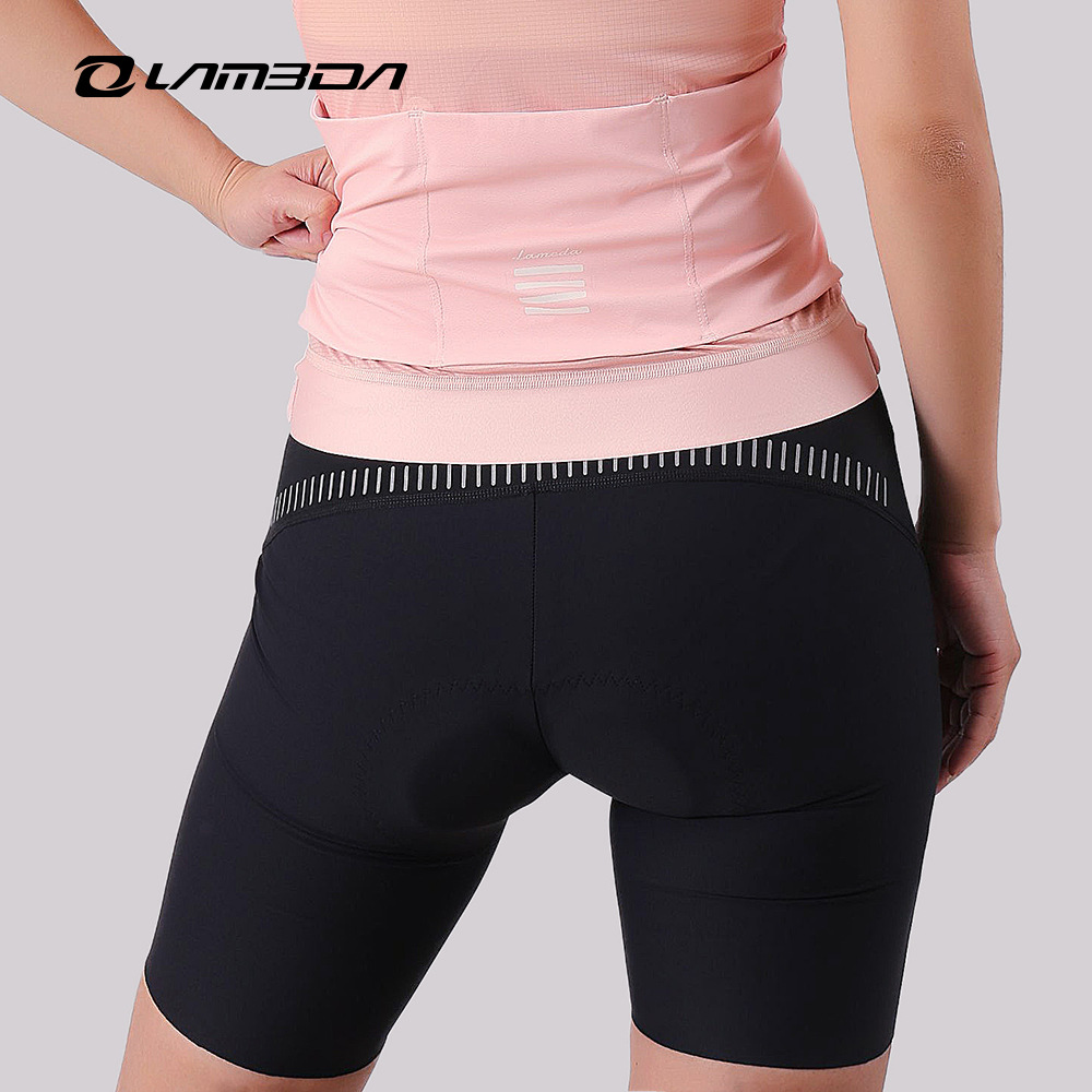 兰帕达女款骑行短裤 夏季新款透气自行车短裤 山地车骑行短裤批发