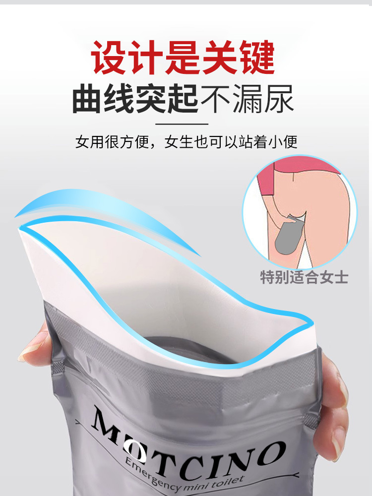 Emergency Urine Bag Disposable Urinal Artifact Urinal for Women on the Car Urinal Car Toilet for Men on Long-Distance Urine Collection