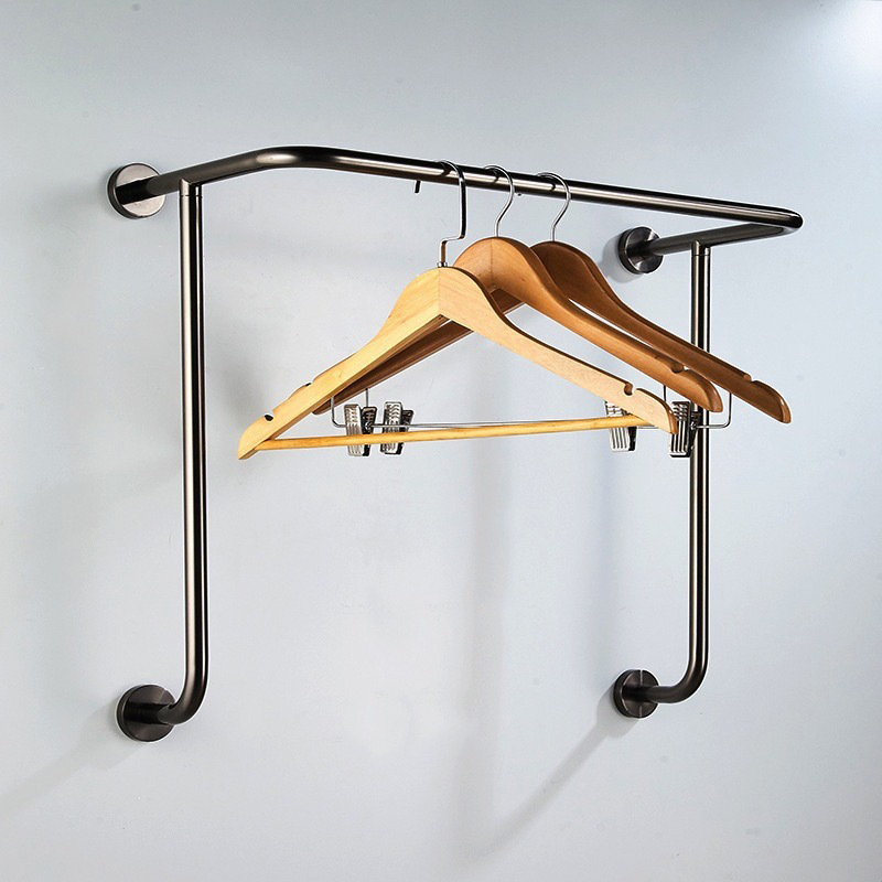 Hotel de temporada percha de ropa de acero inoxidable percha de ropa de baño de hotel ingeniería de baño percha de ropa mayorista