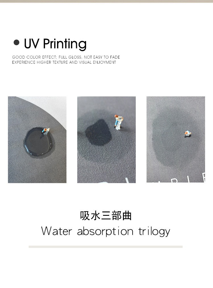 Cross-Border Temu Car All-Season Universal Floor Mats Diatom Mud Water-Absorbent Quick-Drying Non-Slip Floor Mats Car Wear-Resistant Floor Mats