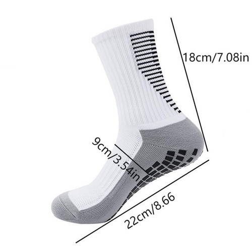 Professional Football Socks for Men, Athletic Socks, Towel Sole, Sweat Absorbent, Shock Absorbing, Non-Slip Socks, Mid-Calf Socks, Basketball Socks