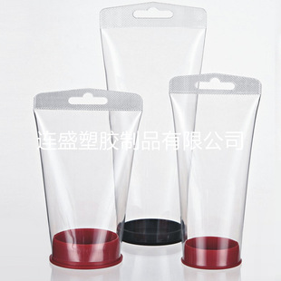 Toothpaste-shaped Packaging Barrel PETG Transparent Plastic Barrel Pressure Tail Hook Hose