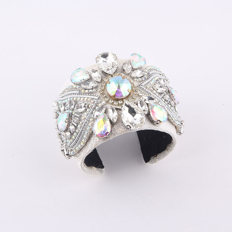 Baroque full diamond particle bracelet wholesale jewelry Nihaojewelry