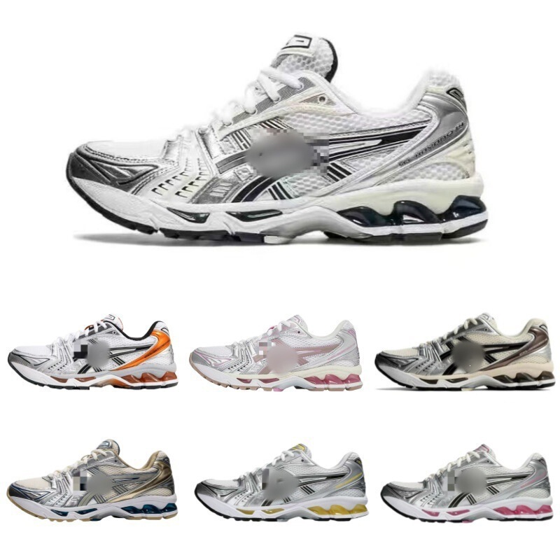 Cross-border Putian pure original Asics K14 running shoes Gel-Kayano14 men's and women's mesh cushioned sports shoes trendy Cross-border Putian pure original Asics K14 running shoes Gel-Kayano14 men's and women's mesh cushioned sports shoes trendy