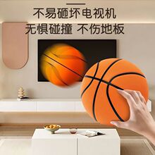 静音篮球儿童室内篮球框挂式专用弹力无声拍拍小皮球宝宝玩具球