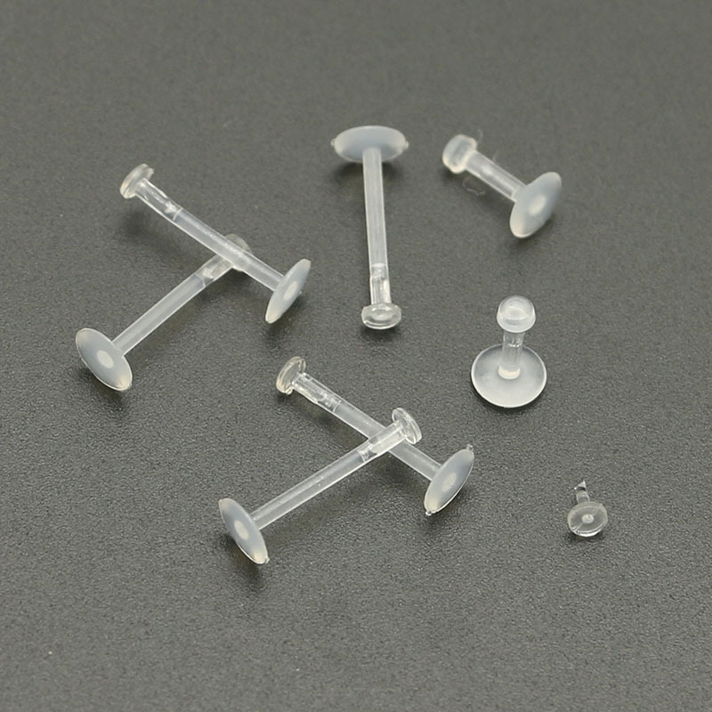 In-Stock Acrylic Transparent Invisible Lip Studs, Ear Bone Studs, Nose Studs, Eyebrow Studs Accessories, Piercing Jewelry, Food-Grade Uv New Model
