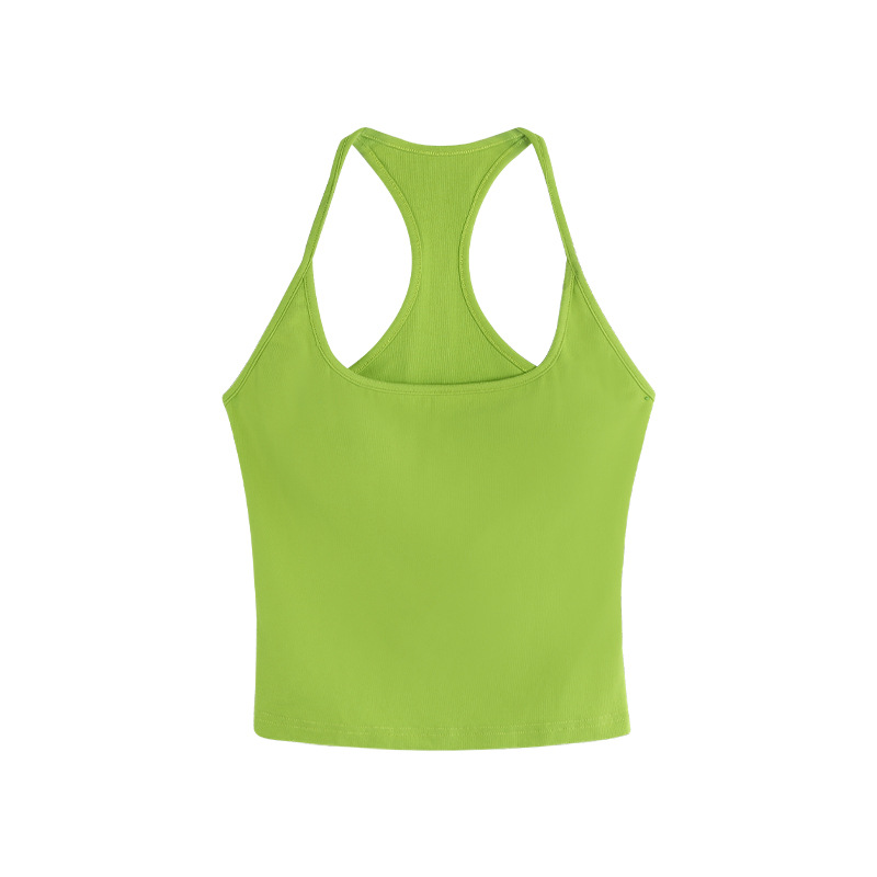 ヨガのベストの女性韓国のフィットネスは震動防止の細いベルトの一体の胸のパッドを集めて外にファッションの美背のランニングのブラジャーを着ます。