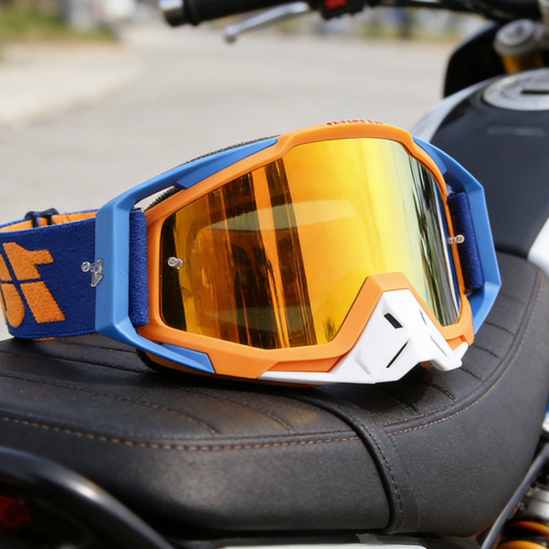 Cross-Border Motorcycle Goggles, Off-Road Riding Goggles, Bicycle Downhill Goggles, Anti-Sand and Anti-Ultraviolet, in Stock 100%