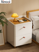 兴起日式卧室床头柜简约现代北欧风抽屉式收纳柜零食储物箱置物架