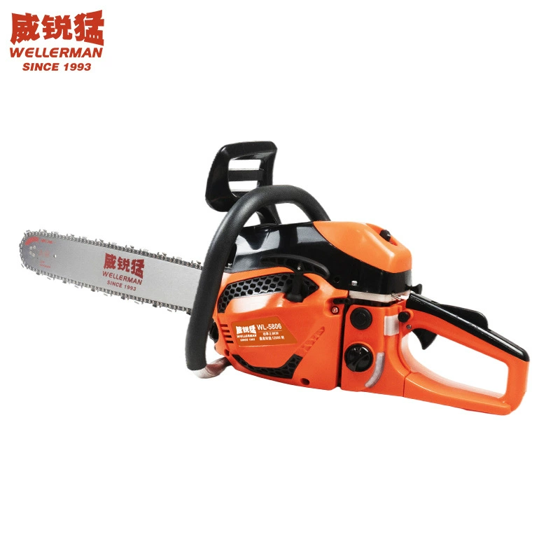 Weirui Meng 5806 мощная бензиновая пила направляющая пластина из титанового сплава мощная режущая пила наружная оригинальная лесозаготовительная машина на заказ