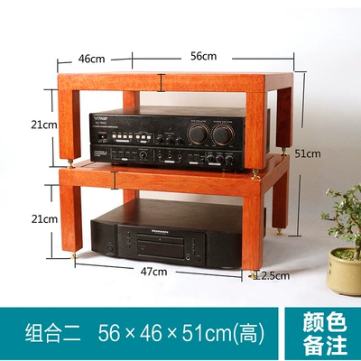 Single/Double/Triple/Quadruple Layer Natural Wood — Electric car big tripod - combination-two-color-note