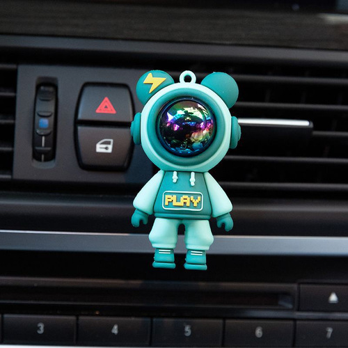 [Cross-border car products] Car air vent aromatherapy tablets car perfume air conditioning vent car interior decoration cartoon astronaut