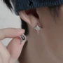 小红星星男女菱形耳钉