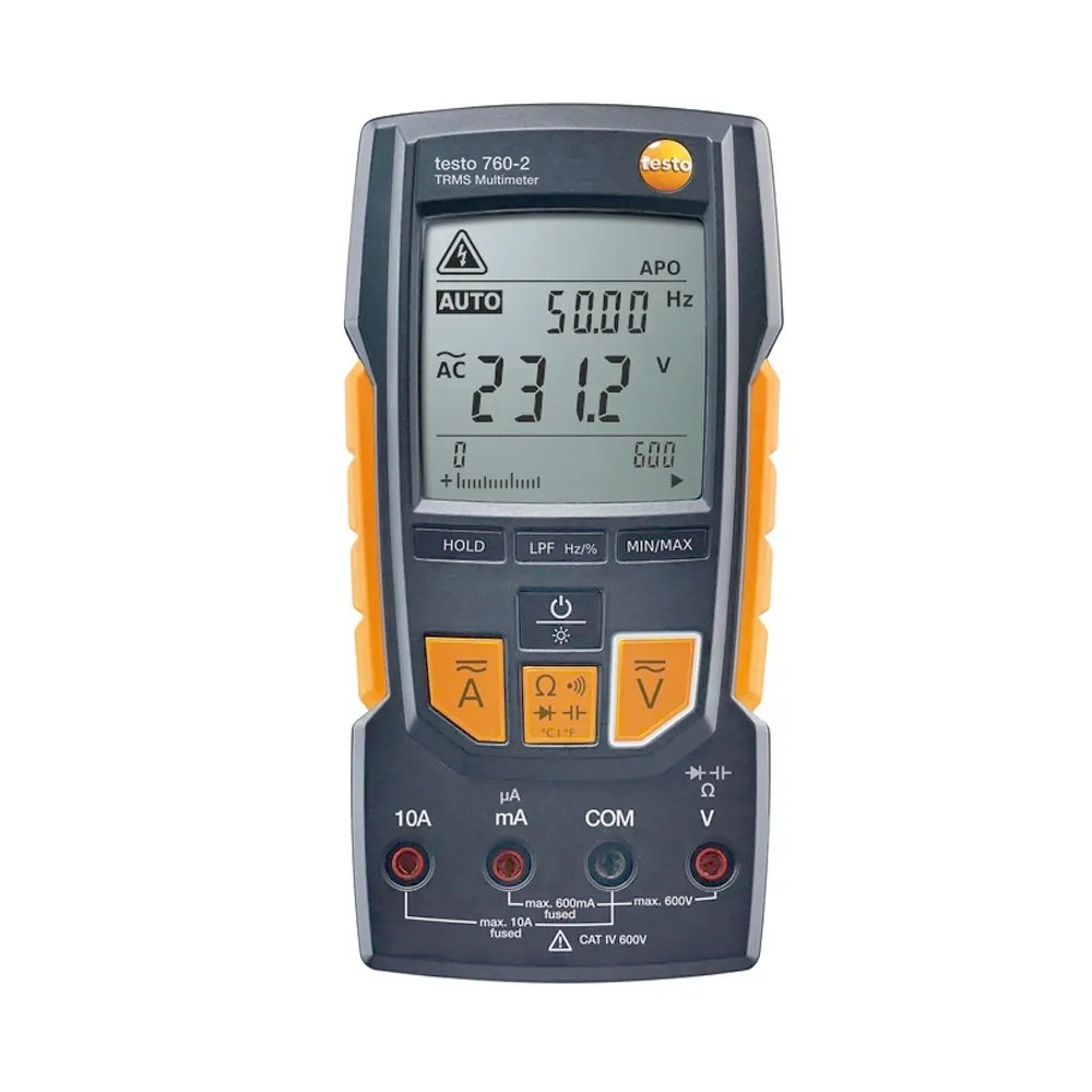 Testo760-2 数字手持式万用表交流/DC电压电流测试仪电阻表