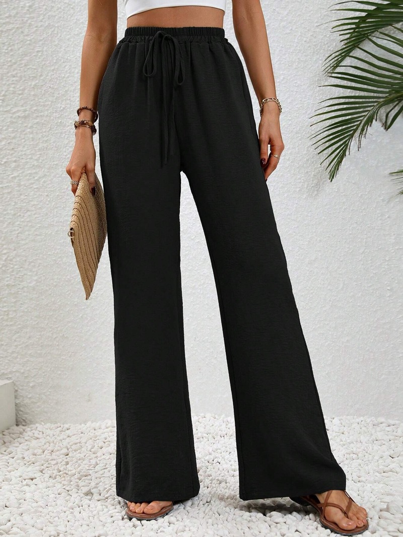 Women's Daily Streetwear Solid Color Full Length Casual Pants Straight Pants display picture 4