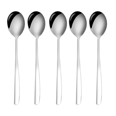 316 Stainless steel Spoon Korean Long handle Stirring spoon