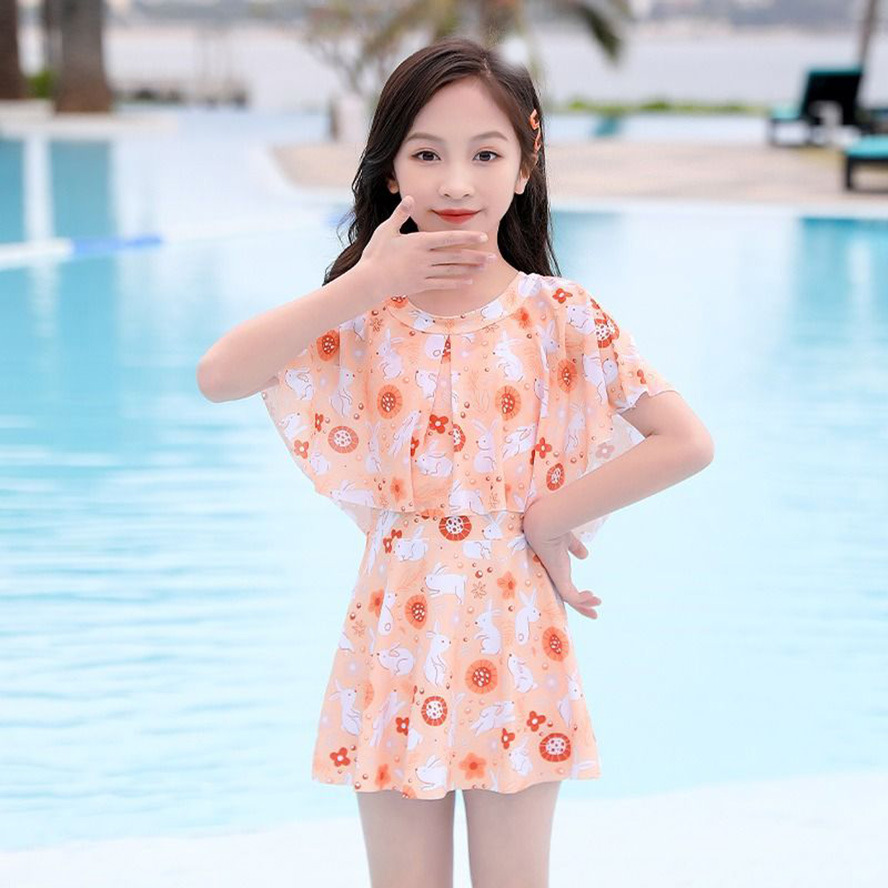 733 # 노란색 원피스 수영복