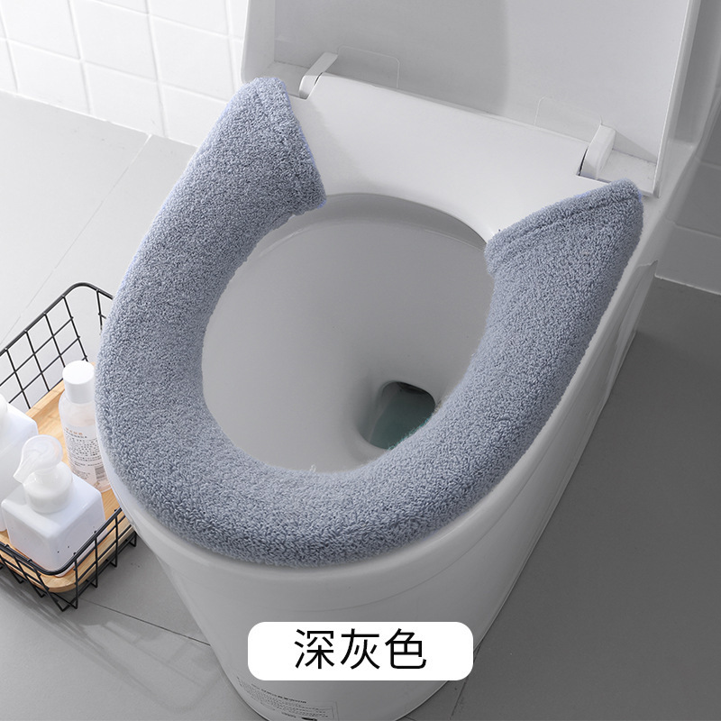 トイレマット四季通用家庭用トイレマット冬トイレマット通用トイレカバー冬トイレ座布団|undefined