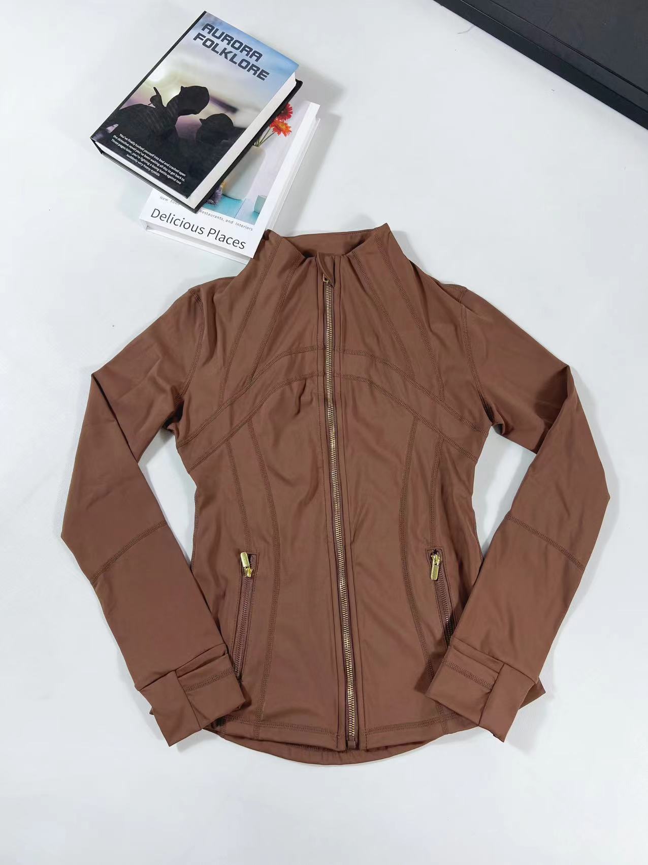 Maillard gold zipper jacket