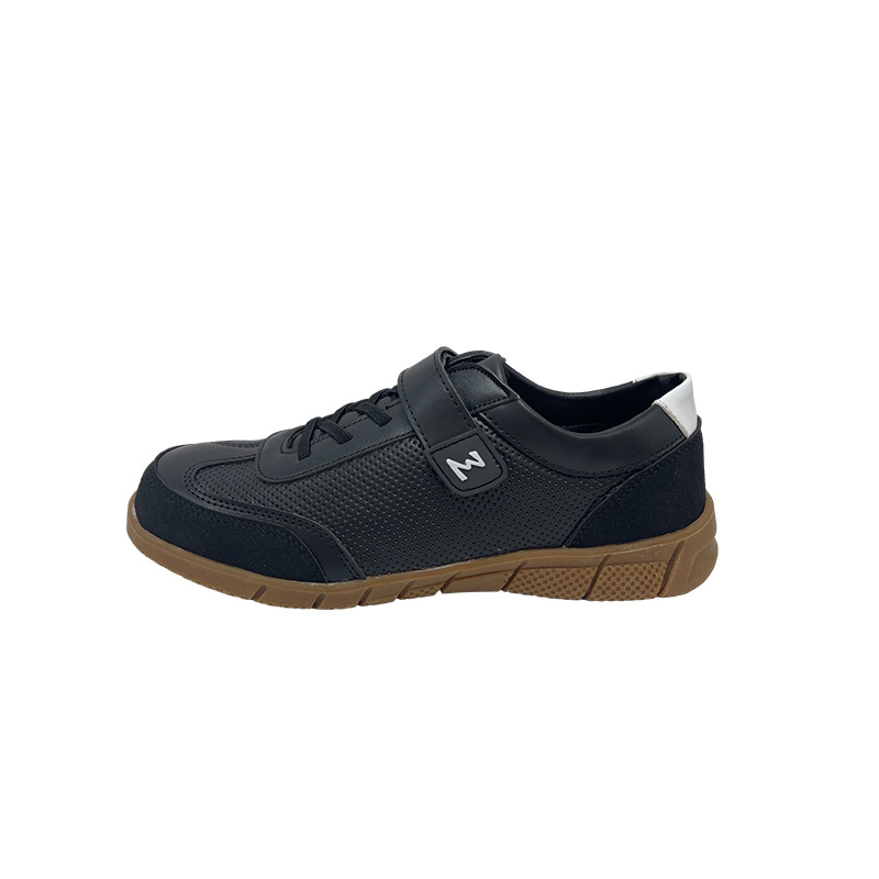 Zapatos de protección laboral para hombres cabeza de paqueta de acero anti-golpe anti-perforación negro cuatro estaciones cómodo transpirable ligero y seguro zapatos de trabajo al por mayor