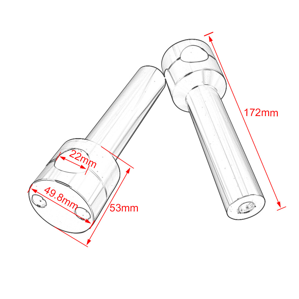 Motorcycle Accessories Cruising Car Prince Car Refitted Car Handlebar Seat Handlebar Column Plus High Column Handlebar Fixed Code