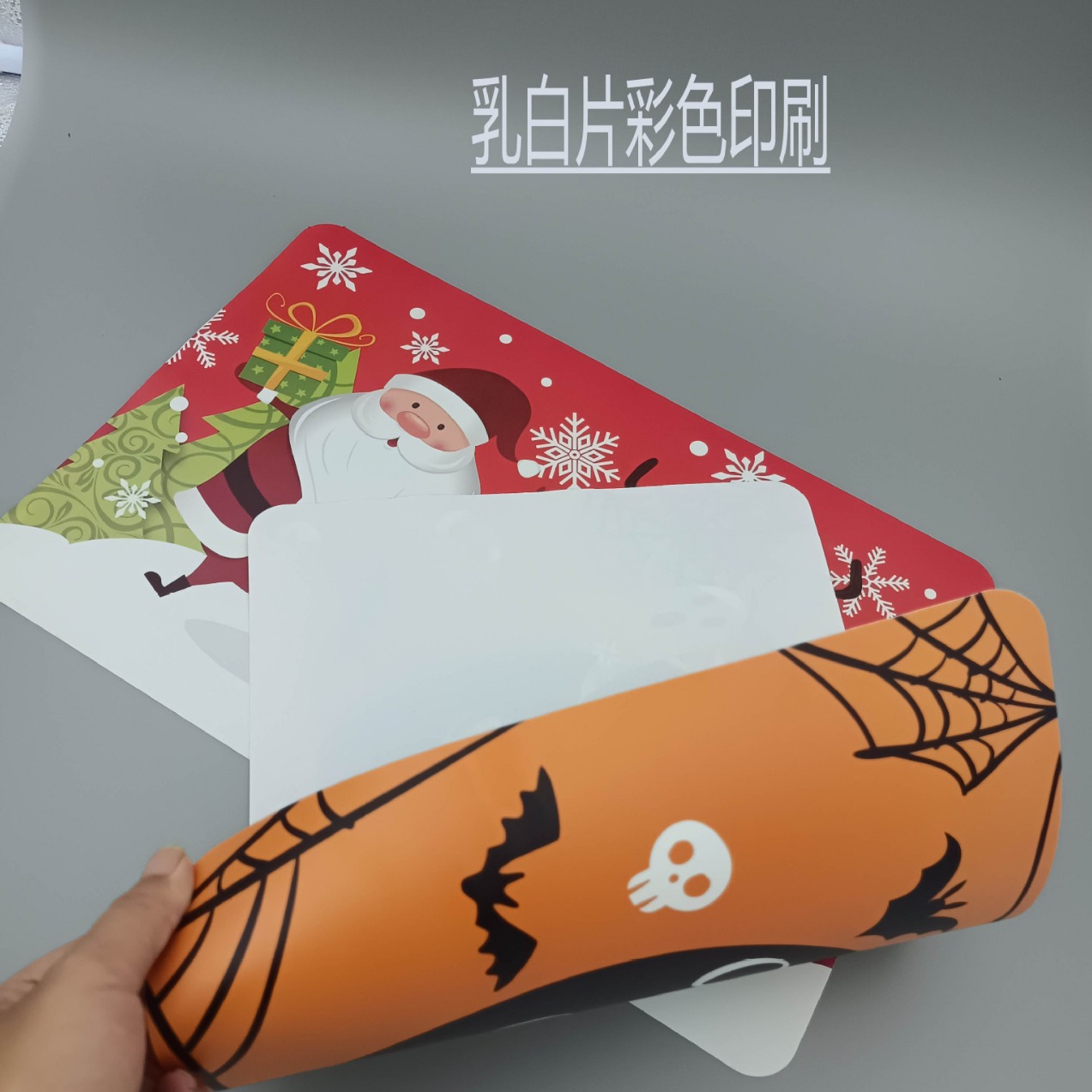Factory supplies color printing PP white material meal cushion for…