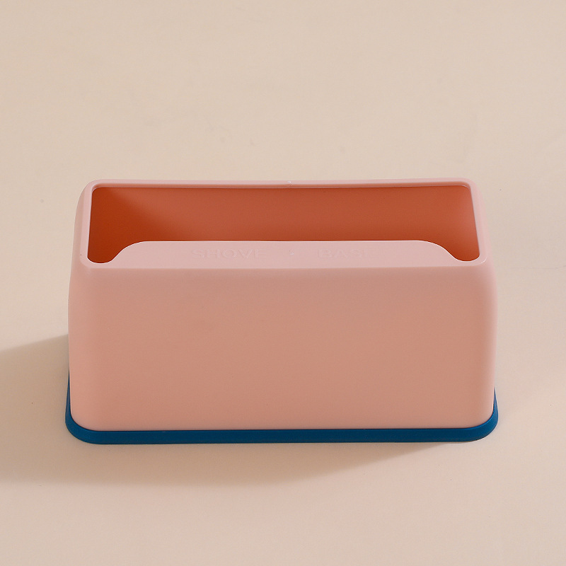 Estante de almacenamiento de pala de arena para gatos en stock de cuero Taobao base a juego de colores caja de almacenamiento de pala de metal grande suministros para mascotas al por mayor