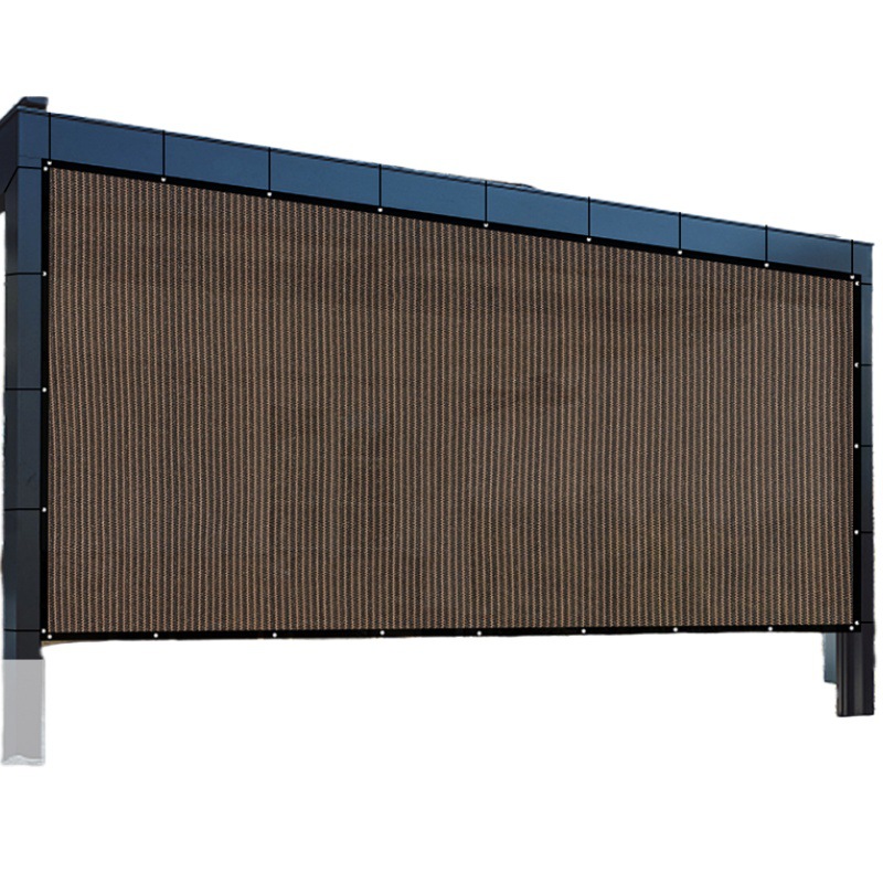 Fábrica de pelo directo, balcón beige transfronterizo, cerca de red, red de privacidad, red de protección solar engrosada, protección solar, aislamiento al aire libre