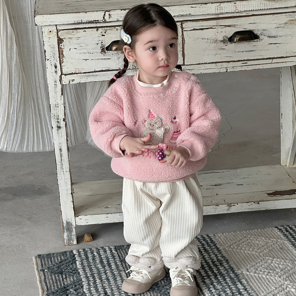 Ropa de bebé, trajes de otoño e invierno, bebé, finales de otoño, versión coreana súper linda, dos trajes de salida de principios de invierno para bebés y niños pequeños