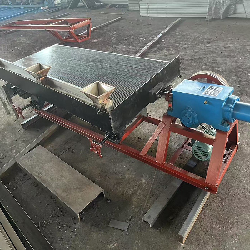 实验用6s选矿摇床 沙金淘金分选工具 炉渣金属铜米垃圾回收分选机