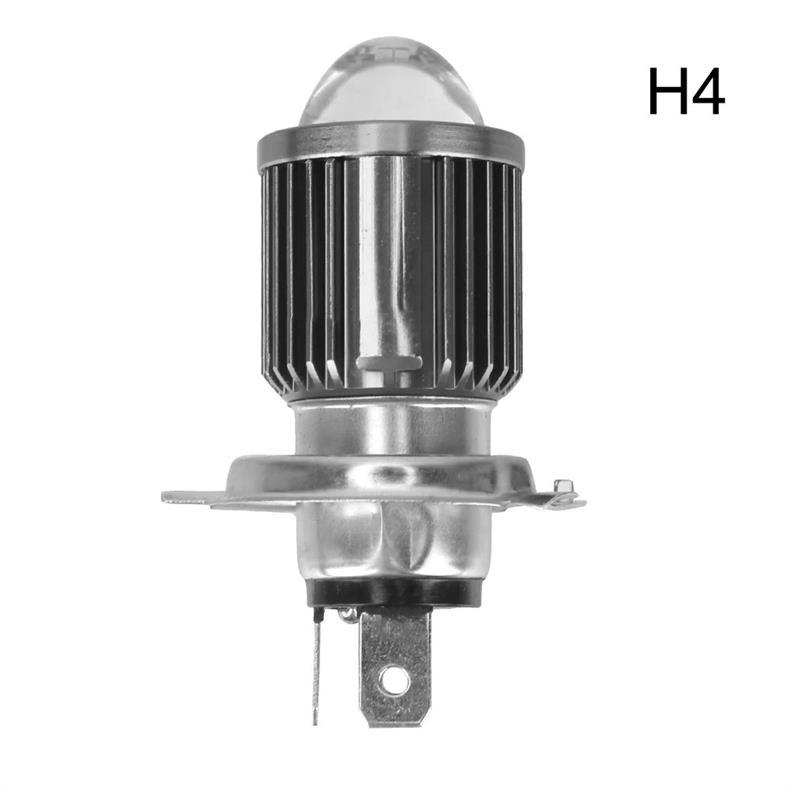 Motorcycle Headlight H4 BA20D Three-Claw White Yellow Electric Vehicle Light