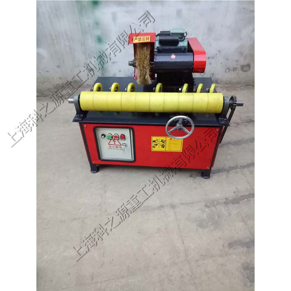 不锈钢圆管抛光机 半自动金属管抛光设备 立式五金制造抛光除锈机