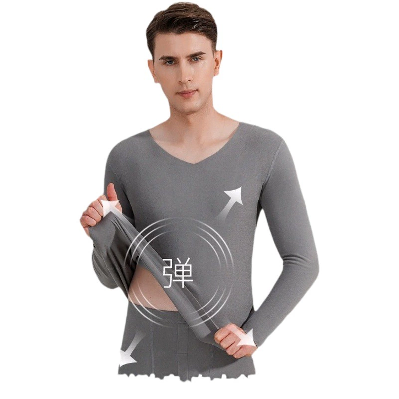 Де бархатное бесшовное термобелье Мужская и женская осенняя одежда длинные брюки костюм Двусторонняя рубашка с начесом оптовая доставка с фабрики