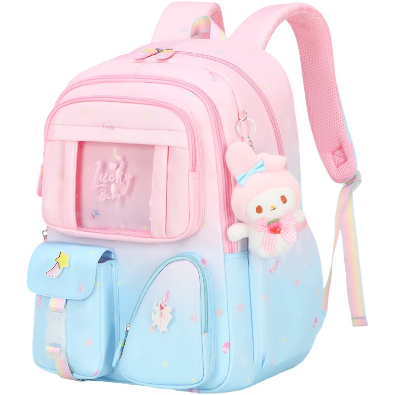 Mochila escolar Shaodong para niños de primaria, mochila de gran capacidad, tela Oxford de alta calidad para niñas, nueva.