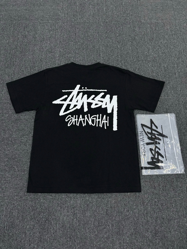Stussy Stussy メンズ レディース 半袖 230g Tシャツ 夏 メンズ ルーズ ヘビーウェイト 高品質 Tシャツ スクリーン印刷|undefined