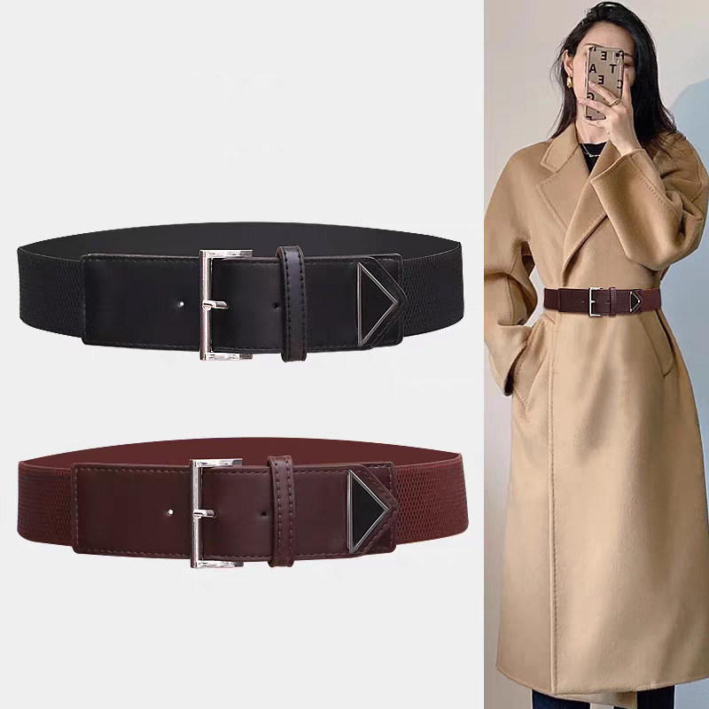 腰封皮带女2023新款配大衣毛衣裙子装饰松紧弹力设计感小众宽腰带