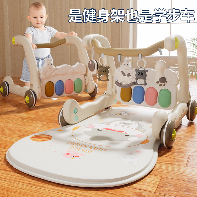 Piano pedal para bebés 0 - 1 años de edad caminante 3 meses 6 juguetes de regalo para recién nacidos 8