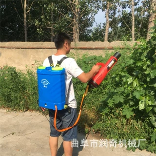 消杀防疫高压喷雾新款电动喷雾器智能搅拌背负式打药喷洒器
