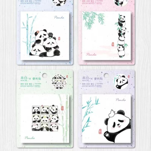 Ancient style Orchid Pavilion collection preface sticky notes N times can be pasted on the note pad student note note 60 pages of message paper notes