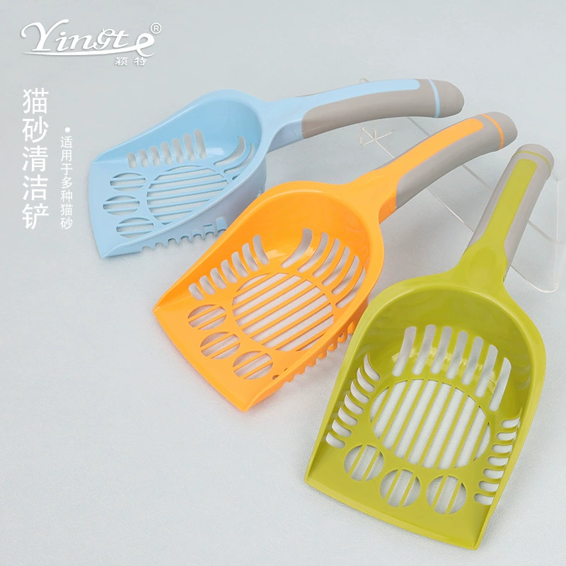 Карамельный цвет для домашних животных Кошка полый лопатка для кошачьего туалета Лопата Удобная сбор Лопата для кошачьего туалета Лопата для утечки песка Лопата для тофу