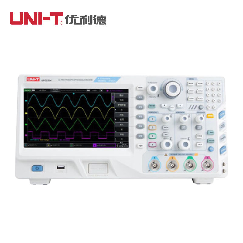 优利德（UNI-T） UPO2204数字示波器 四通道 200M 56Mpts深度