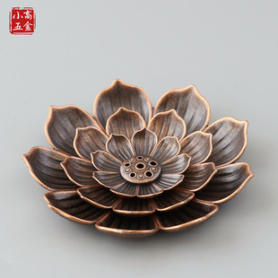 ✅ Creative Lotus Incense Burner Incense Burner Alloy Portable Incense Burner Incense Burner Incense Burner Gourd Incense Burner
