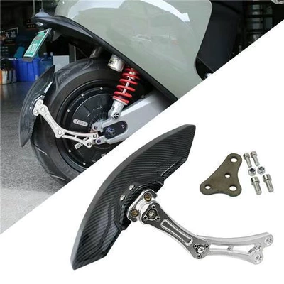 Electric vehicle fender – Electric Scooters N70C/80C/E70/80/90/100 - silver-e125e200-straight-up