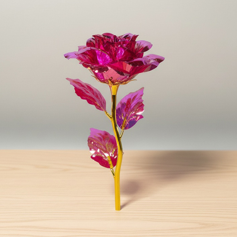 Jiao Yan flores eternas flores bonos de oro simulación del día de la madre creativo regalos del día de San Valentín regalos al por mayor transfronterizos