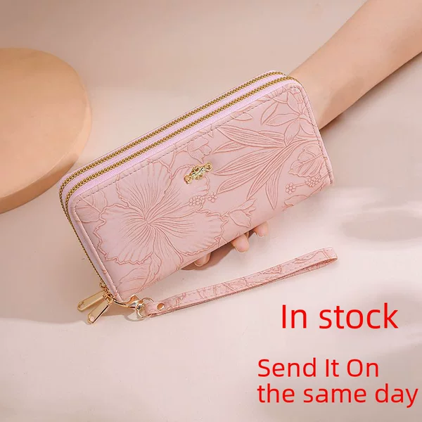 Women's Wallet New Style Wallet Fashionable Long Large Capacity Clutch Bag High-End Good Quality Long Wallet