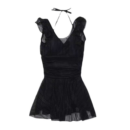 2024 Summer Swimwear Ins Style Sexy Conservative Large Size Starry Sky One-piece Swimsuit South Korea Dongdaemun Swimsuit Women