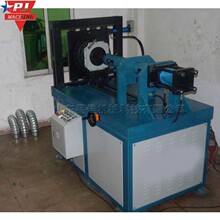 不锈钢排气孔打波设备 壁挂炉通风管打波纹机 金属波纹管弯头设备