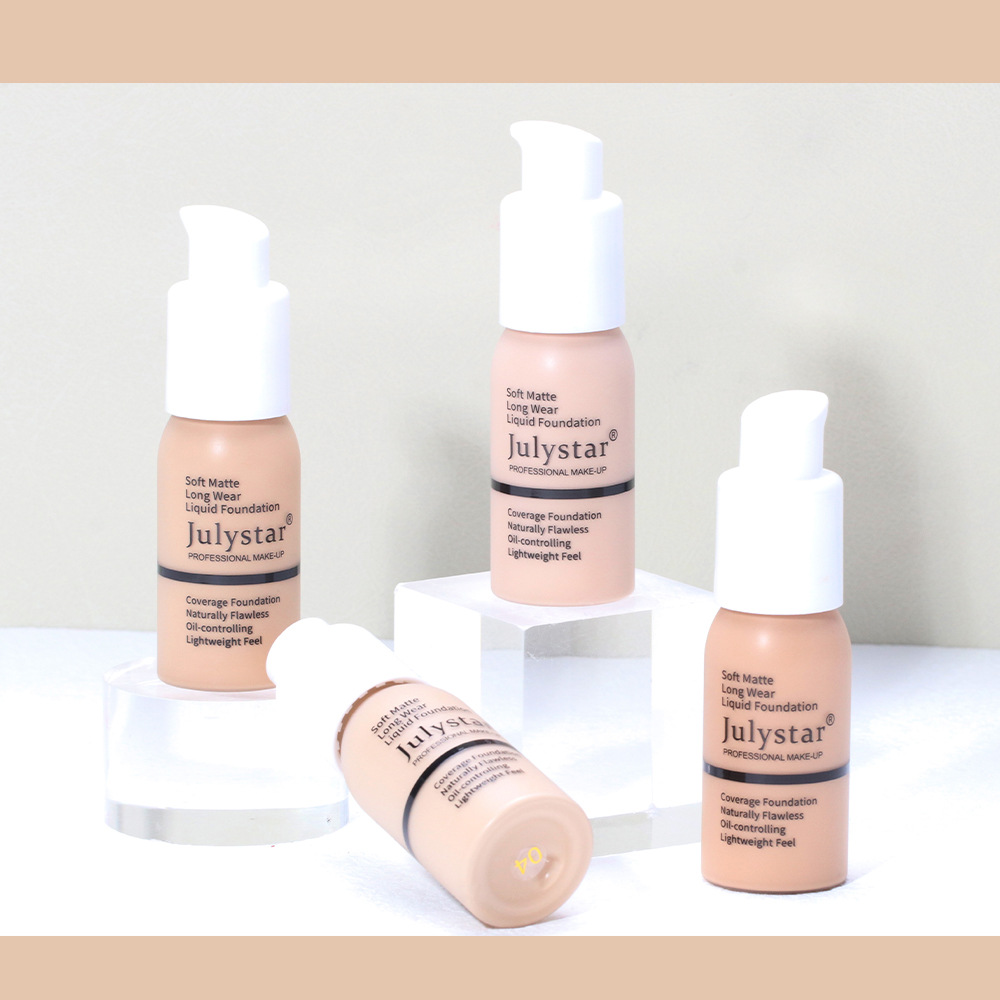 Plastic Material Fashion Waterproof And Durable Smear-proof Makeup Moisturizing Foundation